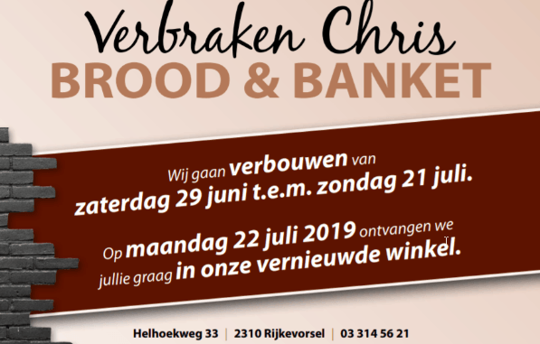 chris verbraecken verbouwing